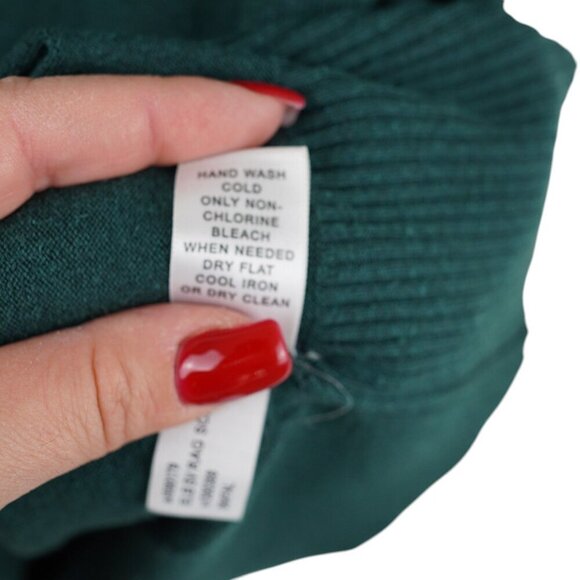 Banana Republic Womens Short Sleeve Sweater S Silk & Cotton Blend Green - Picture 5 of 7